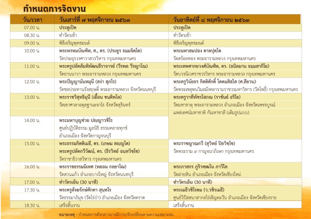 ไทยพีบีเอส ขอเชิญร่วมงาน มีเทศน์ มีทอล์ค ปีที่ 9 ตอน “ตามรอยธรรม”