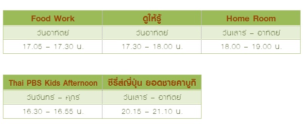 ไทยพีบีเอสปรับผังใหม่ปี 2558 จันทร์-ศุกร์ เอาใจคอข่าว เสาร์-อาทิตย์ วันของทุกคนในครอบครัว