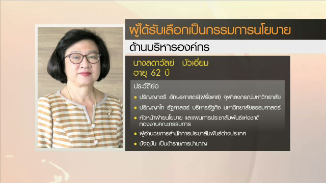 ประกาศ 4 รายชื่อ ผู้ได้รับการคัดสรรเป็นกรรมการนโยบายไทยพีบีเอส